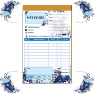 Nota Olshop Rose I / Nota Penjualan / Paket Hemat Nota Landscape