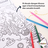 Kertas Mewarnai Jumbo Poster Giant Coloring Anak Kidzona Giant Coloring Sheet Anak Sketsa Gambar Ker