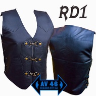 AV46 Rompi Kulit Bikers / Rompi Motor Bikers Koboy