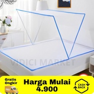 CODE Q55H Practical Folding Square Mosquito Net Size 8x19 1x19 135x19 16x19 18x19 Folding Square Mos