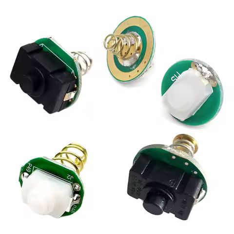 17mm 20mm 22mm Switch Module Assembly Click Clicky Switch Button For T6 U2 L2 XPL XHP50 LED 502B WF-