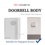 [SG SELLER] Wired Doorbell BODY Singapore Homes HDB BTO resale Condo Alarm System Door Bell (with battery compartment)
