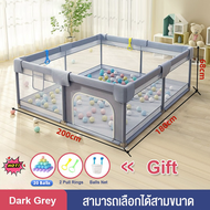 คอกกั้นเด็ก คอกเด็ก สูง 68 cm คอกเด็กคอกกั้นเด็ก ระบายอากาศ มีประตู กั้นเด็ก แข็งแรง คอกกั้นเด็กตาข่