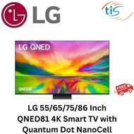 LG 55/65/75/86 Inch QNED81 4K Smart QNED TV with Quantum Dot NanoCell