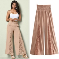 Khaki Sweet Lace Pants 75177