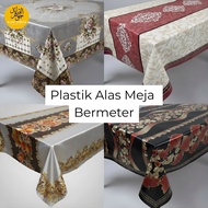 Alas Meja Plastik Transparent | Meja Makan 4 6 8 Kerusi | Alas Meja Kopi Kosong Tahan Air Mudah Lap