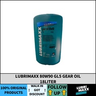 LUBRIMAXX 80W90 GL5 GEAR OIL 18LITER