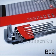 SOLIGEN L KEY - LONG L KEY SET 9PCS - SOLIGEN L KEY COMBINATION L KEY - L KEY COMBINATION L KEY LEBB