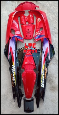 ชุดสี เฟรม Honda wave 100 เวฟ 100 เก่า wave 110 เก่า ปี 2003 ครบชุด13 ชิ้น งานABS ติดสติกเกอร์ตามรู