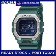 [Official Warranty] SMAEL 8059 Sport Watch 50M Waterproof Original Sports Men Women Watch Jam Tangan