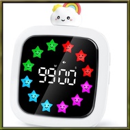 Rechargeable 99-Minute Silent Countdown Timer, Digital Visual Timer for Kids 9 Optional DIY Color St