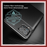 samsung galaxy m62 / f62 soft case auto fokus carbon original cover - samsung f62 hitam