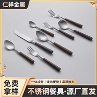 Steak Cutlery Spoon Western Food Buffet Cutlery Spoon Set Hotel Dessert Cutlery Spoon Stainless Stee