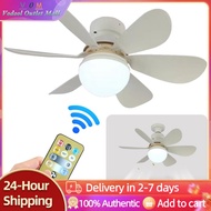 【Outlet】 40W/30W E26/27 Socket Fan LED Light Ceiling Fans with Lights Dimmable White Flat Lamp Timin