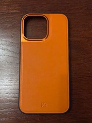 BANDWERK X Performance Leather Case for iPhone 15 Pro Max - Orange橙