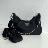 99新🆕 Prada 普拉達 三合一 Hobo 黑色