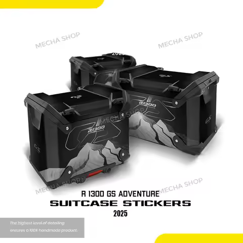 For R1300GSA R 1300 GS Adventure 2024 2025 Top Box Side Box Luggage Stickers Decorative Protection A