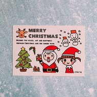 小米手繪 聖誕卡片 明信片