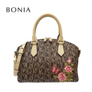 Bonia Monogram  Satchel Bag  801533-002
