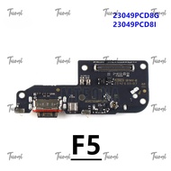 For Xiaomi Poco F5 5G Fast USB Charging Dock Port Mic Microphone Connector Board Flex Cable Repair P