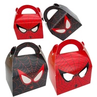 1pcs Small Super Hero Spiderman Favors Candy Cake Box Kids Baby Shower Birthday Door Gift Decor Kotak Gula Gula Hadiah
