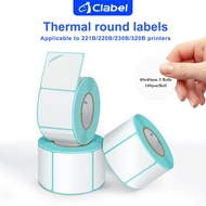 CLABEL 221B/220B/230B/320B Thermal Paper, Round Label Stickers, Suitable For Baking Labels, Food Sea
