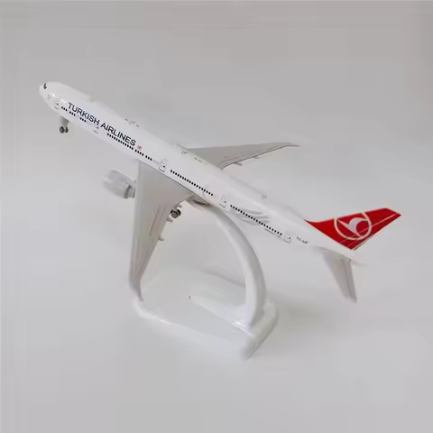 1:400 B777 20cm Turkish Airlines Model Metal Aircraft Replica Alloy Material 1:400 Aviation Mold Gif