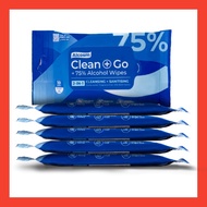 Alcosm Wipes 75% Alcohol Wipes Wet Wipes Wet Tissue Cleanse Sanitize 10pcs