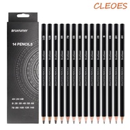 CLEOES Graphite Pencil, Smooth Writing 4B 5B 6B 7B 8B Sketch Pencil Set, School Supplies Details Hig