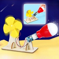 1 Set Wind Turbine Generator Diy Educational Toys Electric Wind Generator Toyscience