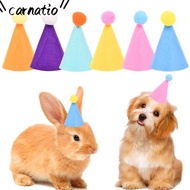 CARNATIOGV Mini Party Hats, Colorful 6pcs Set Cone Hats, Cute Lightweight Party Hats Birthday