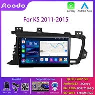 Acodo 2Din 9inch Car Radio Android 12 Mirror Link Multimedia Player For KIA K5 2011-2015 DSP IPS Tou