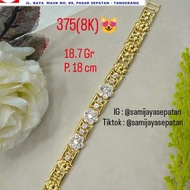 gelang cor mas/emas 8k/375 18,7gram