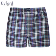 Byford 1pc Men Woven Boxer Shorts Cotton Blend Underwear BMX806608AS1