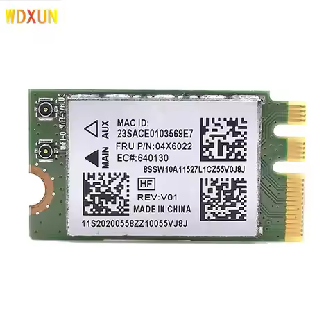 FOR Atheros QCNFA335 WLAN Wifi Bluetooth 4.0 NGFF Wireless Card for G40-30 45 70 B50 V1000 FRU:04X60