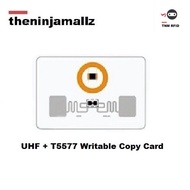 TNM UHF + ID 915MHz 125KHz Long range dual frequency passive dual chip card RFID UHF cards 9662 + T5