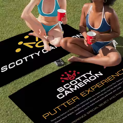 S-Scotty C-Cameron Microfiber Blanket Quick Drying Beach Towels Oversized Printing Super Absorbent P