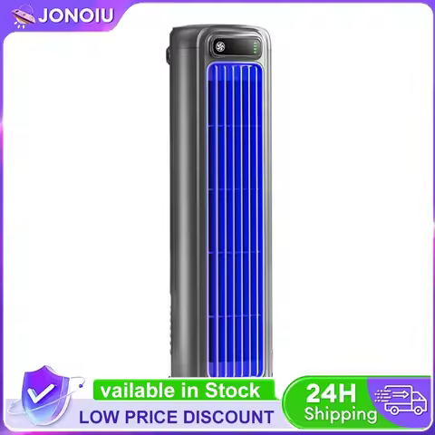 Wall-Mounted Bladeless Cooling Fan 2000mAh Quiet Circulating Fans Desktop Tower Bladeless Fan for Be