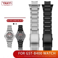Stainless Steel Watchband For g-shock casio GST-B400 watch strap Replacement gst b400 Metal band Men