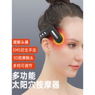 [Good Quality] Electric Magnetic Therapy Head Massager, Electric Instrument for Temples, Headache Re