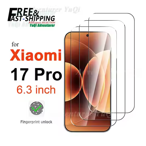 Screen Protector For Xiaomi 17 Pro 6.3 inch Tempered Glass HD 9H Transparent Clear Anti Scratch Case
