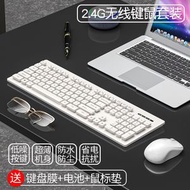 全城熱賣 - 電接巧克力鍵盤 可愛筆記本家用無線女生靜音有線滑鼠套裝時尚辦公