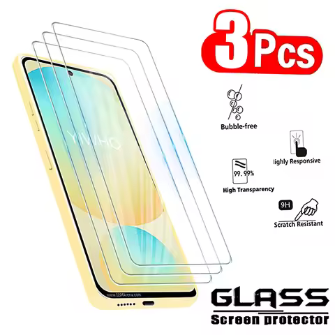 3pcs Protective Glass for Samsung S24 S23 S21 S20 Fe Screen Protectors Tempered Glass Phone Front HD