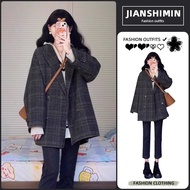 JSM | เสื้อโค้ทขนสัตว์สตรีสไตล์สั้นไฮเอนด์