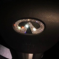 Infiniti QX50QX60QX60QX70QX80G25G37 Steering Wheel Label Sticker Diamond Inlaid Diamond Interior Car