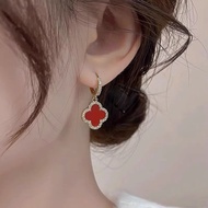 Korean Four-Leaf Earrings 2024 Earrings Earrings Light Luxury Ear Buckles 26.4.14