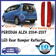 PERODUA ALZA 2014 - 2017 Rear Bumper LED Reflector / Light Bar Lamp with signal running light