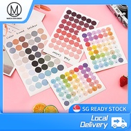 March Ins Round Dots Smile Sticker Label Message Paper Decoration Sticker