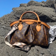 LV經典老花水餃包Louis Vuitton Monogram Tivoli PM歐美老錢風