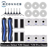 For Ecovacs Debot N30 Omni / N30 Pro Omni Robot Vacuum Accessories Main Side Brush Hepa Filter Rag D